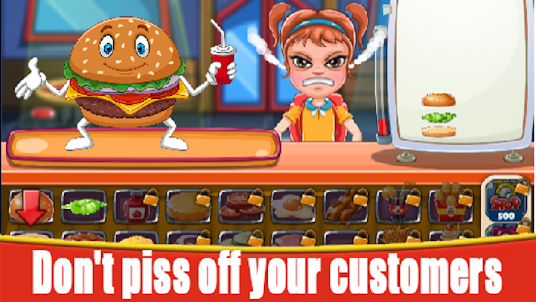 Burger making cooking games