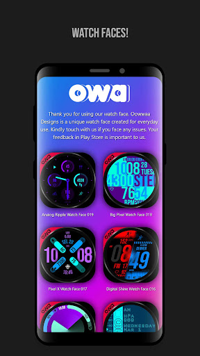 Android application Watch Faces screenshort