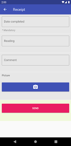 Microting eForm Screen 2