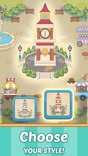 Screenshot of Merge Mend : Renovate Town