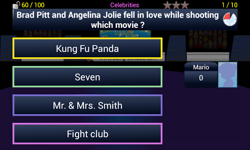 AskMeUp Demo Quiz Screen 3