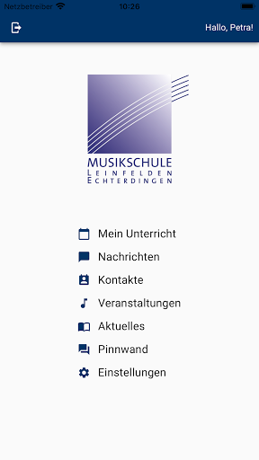 Android application Musikschule LE screenshort