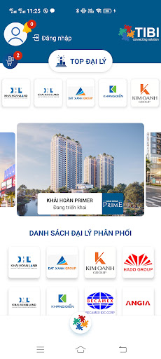 Android application TIBI Cộng đồng bất động sản screenshort