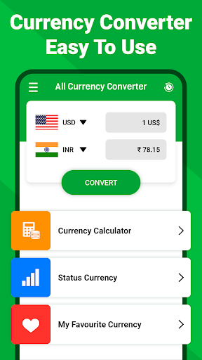 Android application Instant Currency Converter screenshort
