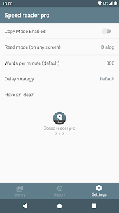 Speed reader pro (RSVP based app) Screenshot