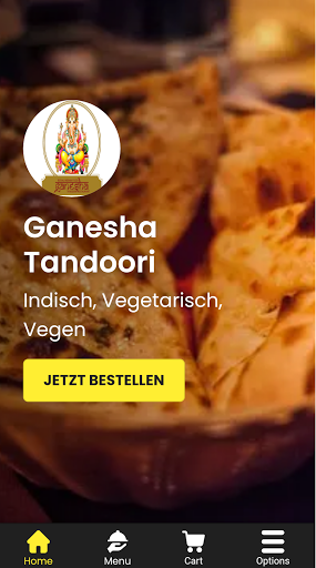 Android application Ganesha Tandoori screenshort