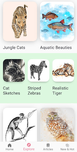 Learn to draw animals Screenshot 2 - AppWisp.com