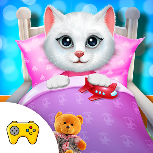 My Kitty Daycare Salon Cute Logo