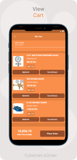 Redawa eOrder Screen 3