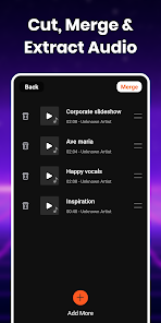 Captura de Pantalla 15 editor de videos con musica android