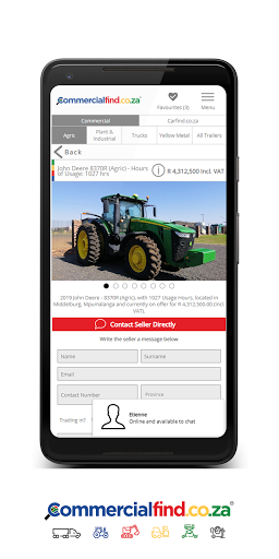 Commercialfind.co.za – Machine Screen 3