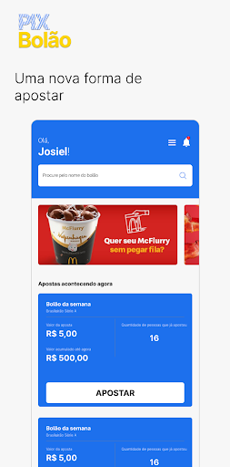Android application PIX BOLÃO screenshort