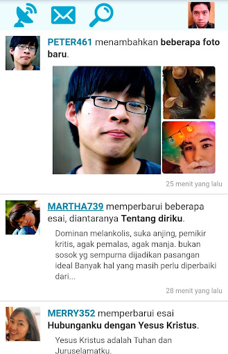 Jodoh Kristen Screen 3
