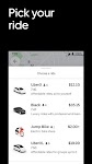 screenshot of Uber - Request a ride