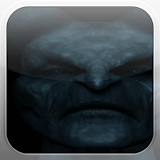 Black Demon Fire Flames LWP icon