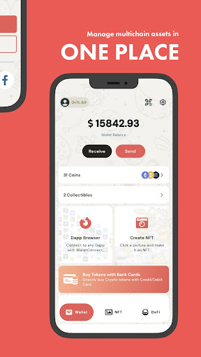 Slick Wallet: DeFi and NFT Screen 2