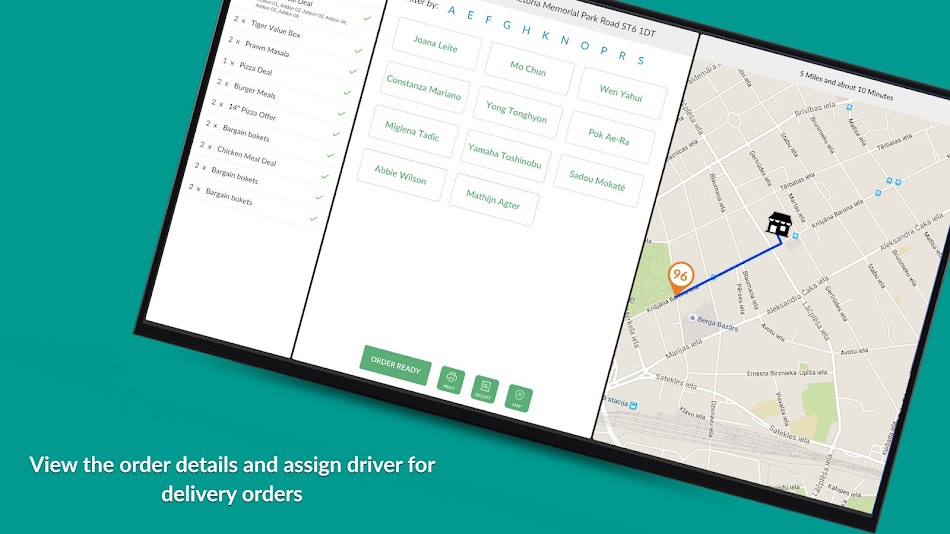 #8. Kitchen Dispatch Screen (Android) By: Kitchen Control