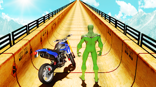 Superhero Bike StuntsMega Ramp - Screenshot 1
