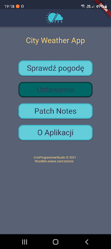 Android application City Weather App screenshort