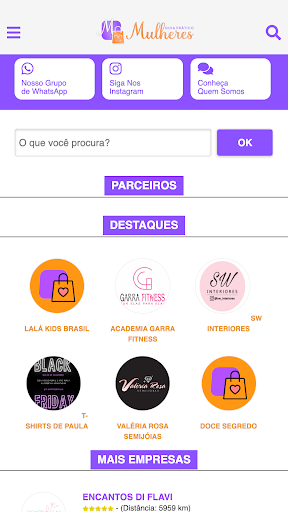 Android application Mulheres Guia Prático screenshort
