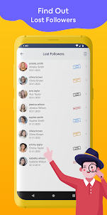 의 팔로어 및 언 팔로어 추적기 - 스토커 앱