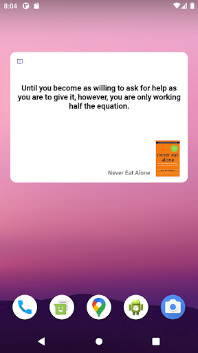 Readwise Widget Screen 3
