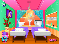 screenshot of Bathroom cleaning game