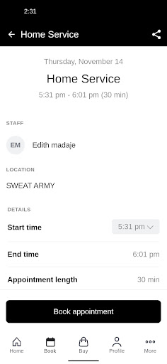 SWEAT Army Screenshot 3 - AppWisp.com