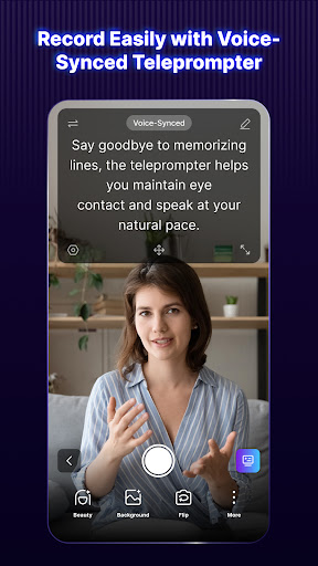 Screenshot of Blink Captions by Vozo AI