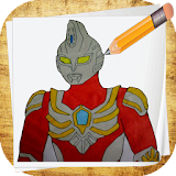 How To Draw Ultraman Character icon