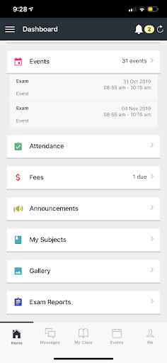 Android application مدرسة رواد المعرفة - بني وليد screenshort