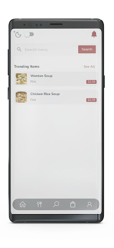 Android application Great Wall Restaurant screenshort