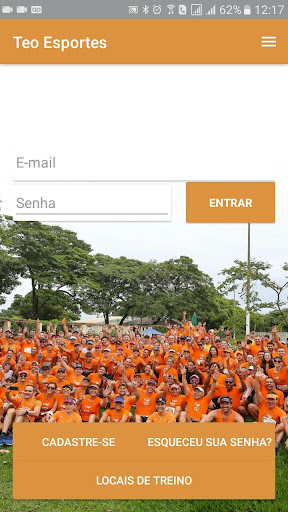 Android application Teo Esportes screenshort