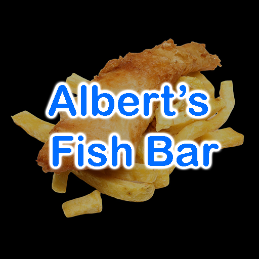 Alberts Takeaway, Ashford logo