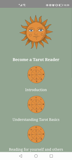Android application Become a Tarot Reader screenshort