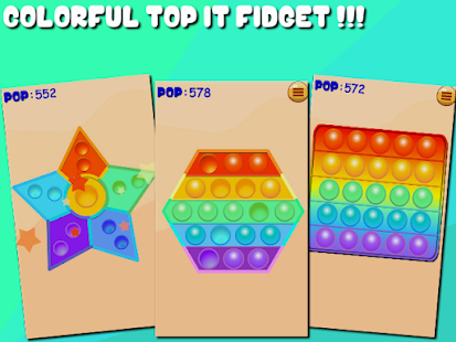 Pop it 3D Fidget Toys - Relaxing and Satisfying 2.0.2 APK screenshots 2