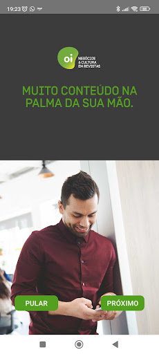 Android application Oi Negócios e Cultura screenshort
