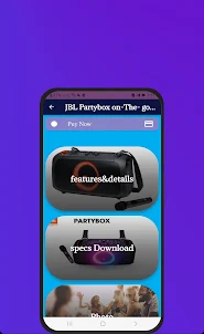 JBL Partybox on-The- go Guide