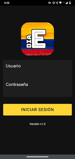 Android application Día E screenshort