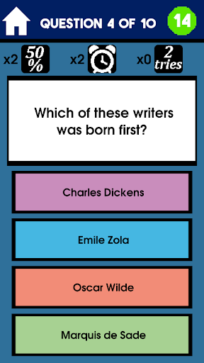 Android application Infinity Quiz screenshort