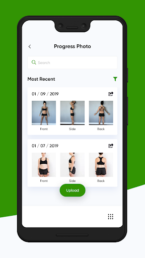 PFM FIT APP Screen 2