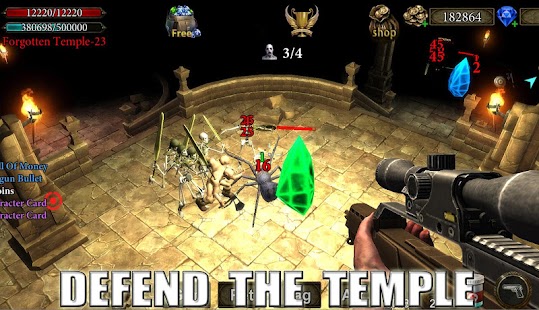 Snímek obrazovky Dungeon Shooter: Dark Temple