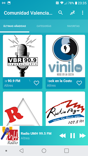 Comunidad Valenciana radios online