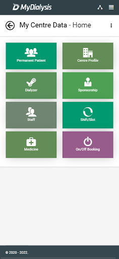 MyDialysis Centre Screen 3