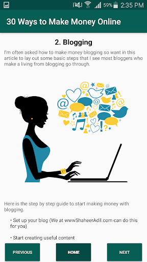 30 Ways to Make Money Online Screen 2