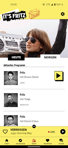 Radio Fritz Screen 3