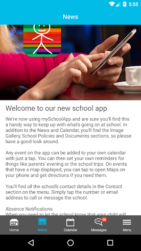 mySchoolApp Screen 3