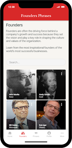 Founders Phrases Screen 2