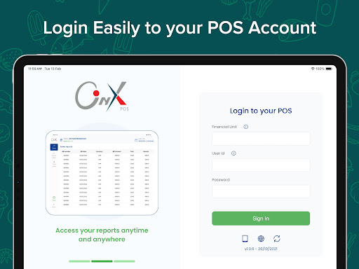 Onyx POS Screen 2