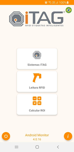 Android application Itag Monitor screenshort